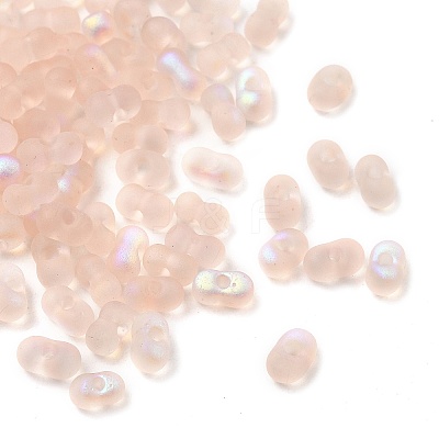 Glass Frosted Seed Beads SEED-NH0002-01E-1