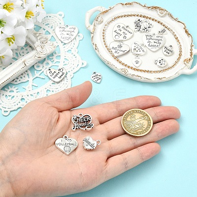 15Pcs 15 Styles Tibetan Style Alloy Pendants FIND-YW0011-88-1