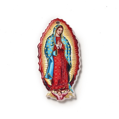 Double-sided Printed Acrylic Pendants X-MACR-K330-18-1