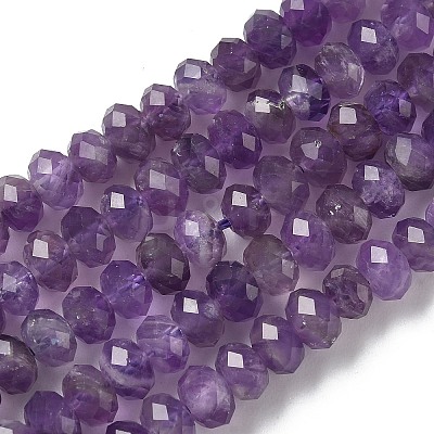 Natural Amethyst Bead Strands G-D344-A37-01-1