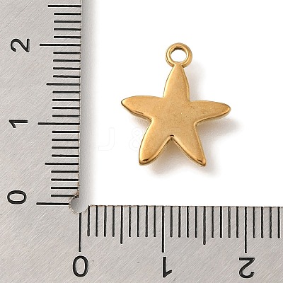 Ocean Theme 304 Stainless Steel Pendants STAS-Z092-06G-03-1