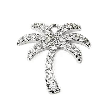 Brass Micro Pave Cubic Zirconia Pendants KK-G534-01A-P-1