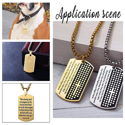 304 Stainless Steel Pendants STAS-UN0013-42G-1