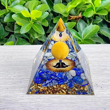 Orgonite Pyramid Resin Energy Generators PW-WG82812-01-1