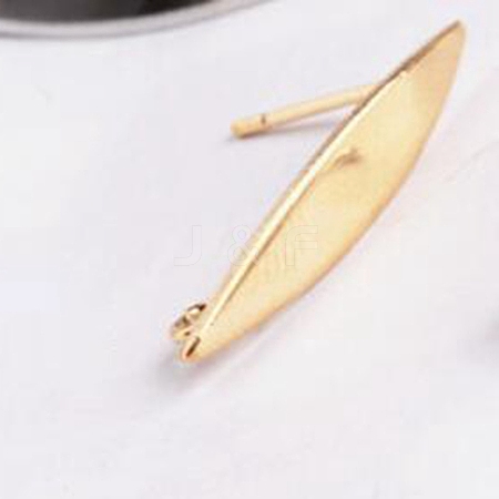 Brass Stud Earrings KK-WH0044-96-1