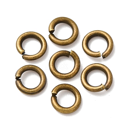 Antique Bronze Jewelry Accessory Open Jump Rings X-JRC5MM-AB-1
