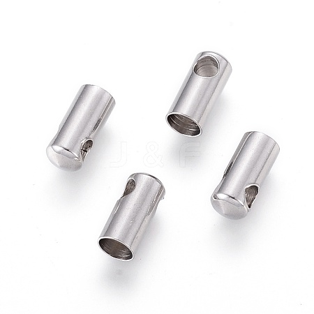 Tarnish Resistant 304 Stainless Steel Cord Ends STAS-K190-01F-P-1