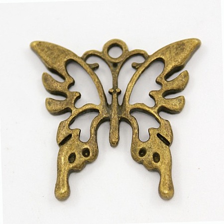 Tibetan Style Alloy Pendants X-TIBEP-A8788-AB-FF-1