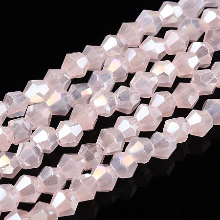 Imitation Jade Electroplate Glass Beads Strands LS-EGLA-A039-J2mm-B07-1