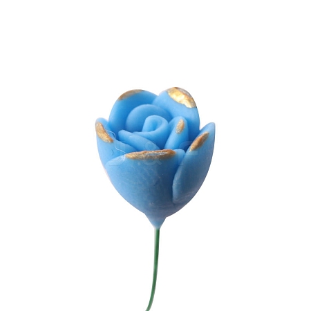 Polymer Clay Rose Miniature Ornaments PW-WG45067-02-1