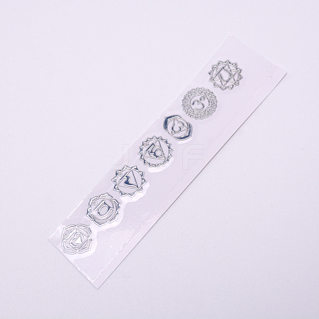Chakra Theme Self Adhesive Brass Stickers DIY-WH0171-79P-1