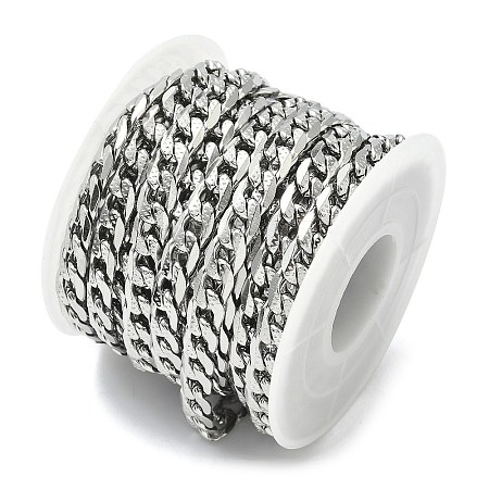 304 Stainless Steel Curb Chains Unwelded CHS-Z005-04P-1