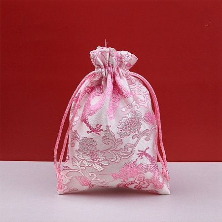 Dragon Print Cloth Pouches PW-WG92519-04-1