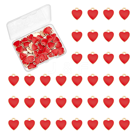 80Pcs Alloy Enamel Charms ENAM-UN0001-11-1