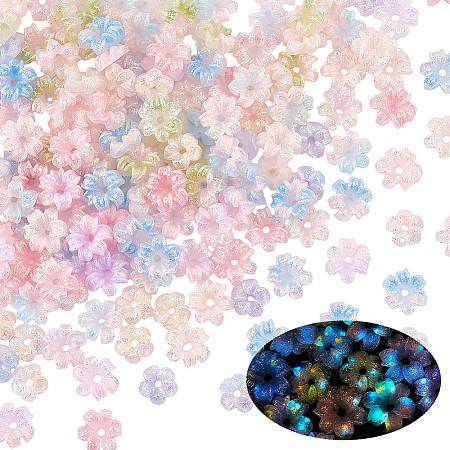 160Pcs 8 Colors Resin Cabochons MRMJ-PA0001-01-1
