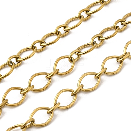 304 Stainless Steel Oval Link Chains CHS-C018-02A-G-1