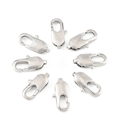 SHEGRACE Brass Lobster Claw Clasps XGR0007P-08P-1