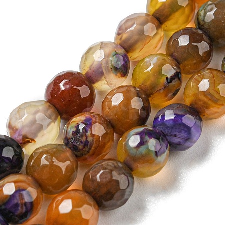 Natural Agate Beads Strands G-C082-A01-03-1