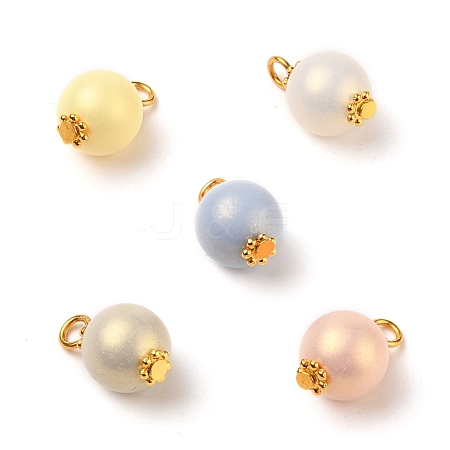 Alloy Acrylic Beads Pendants PALLOY-JF00481-1