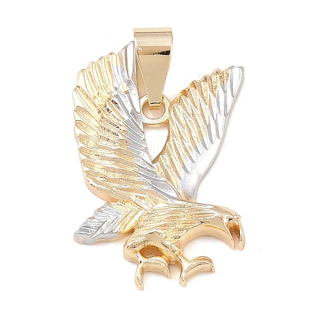 Brass Pendants KK-K409-01PG-1