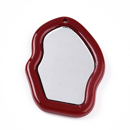 Acrylic Big Pendants OACR-N139-02B-1