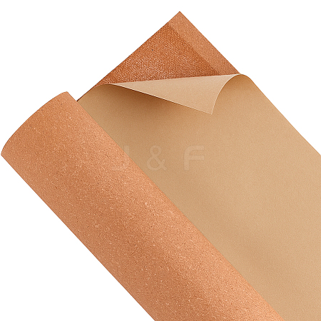 1 Roll Self-adhesive PVC Leather Fabric DIY-BC0015-42B-1