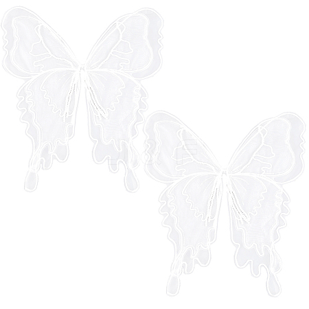 Ppolyester Thread Iron on/Sew On Patches PATC-WH20007-04D-1