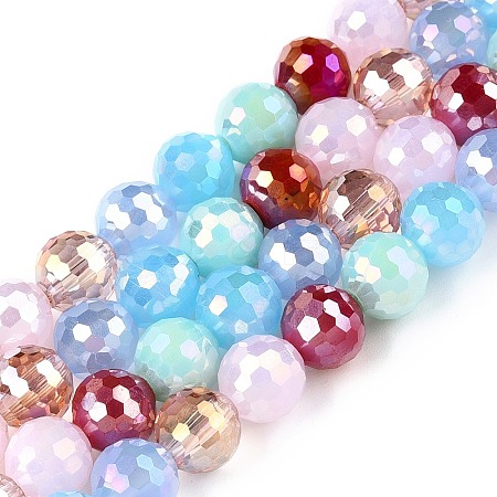 Electroplate Glass Bead Strands X-GLAA-Z006-01G-1