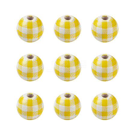 Natural Wooden Beads WOOD-TAC0010-05G-1
