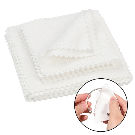 30Pcs 2 Styles Microfiber Suede Cleaning Cloths AJEW-YW0001-36-1