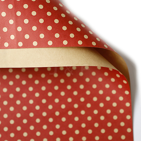 20 Sheet Polka Dot Pattern Gift Wrapping Paper PAAG-PW0001-041B-1