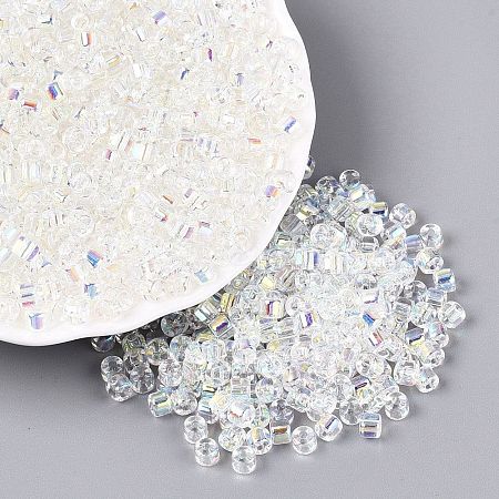 FGB Transparent Colours Glass Seed Beads SEED-Q040-07A-B01-1