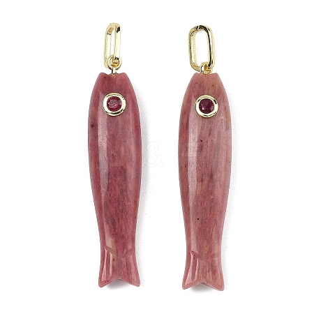 Natural Rhodonite Carved Pendants GG-CBA8D06-01G-06-1