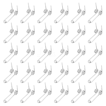 SUPERFINDINGS 30Pcs Canbon Steel Torsion Spring FIND-FH0008-71-1