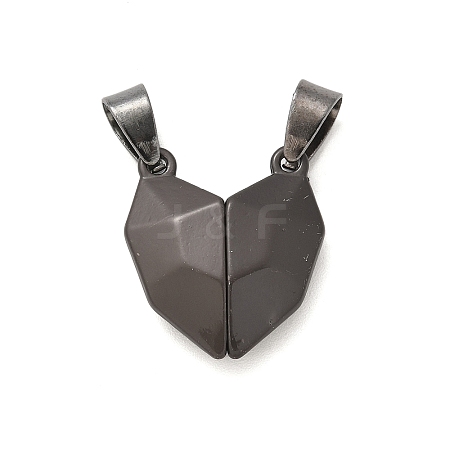 Alloy Enamel Split Pendants STAS-M114-07B-01-1