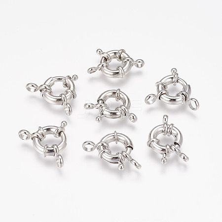 Brass Spring Ring Clasps LS-KK39-1