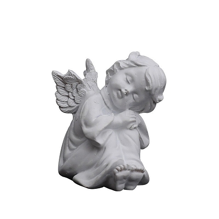 Resin Angels Statue DJEW-PW0012-028F-1