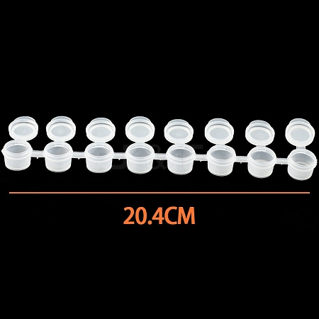 Plastic Paint Pots Strips PW-WGDFE30-05-1