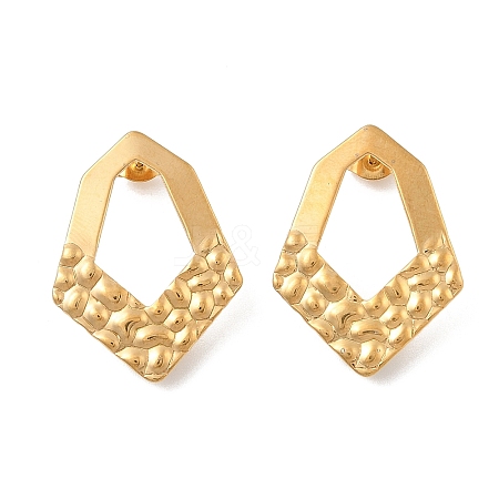 304 Stainless Steel Stud Earrings Findings LS-EJEW-R151-01G-06-1