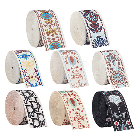 24 Yads 8 Colrs Polyester Ribbon OCOR-PH0006-61-1