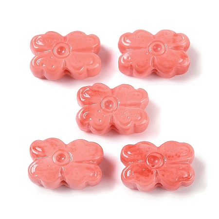 Synthetic Shell Dyed Beads SHEL-H005-06-1