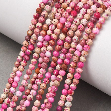 Natural Imperial Jasper Beads Strands G-L578-A11-1