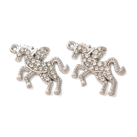 Alloy Rhinestone Pendants RB-CBAA987-03P-1