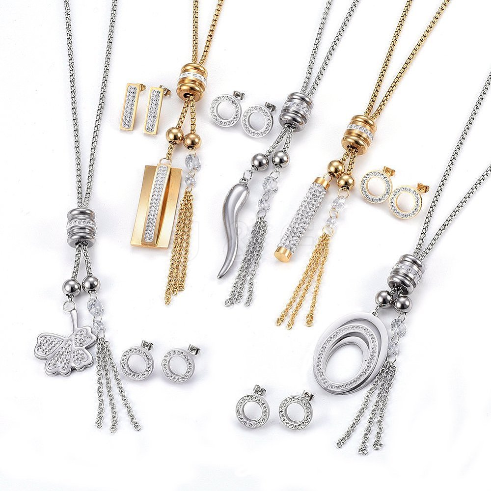Wholesale 304 Stainless Steel Jewelry Sets - Jewelryandfindings.com