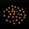 Glow in the Dark Luminous Transparent 8/0 Glass Seed Beads SEED-YWC0001-01C-7