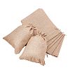 Burlap Packing Pouches Drawstring Bags ABAG-BC0001-04-1