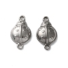 304 Stainless Steel Connector Charms STAS-R164-04P-02-1