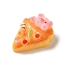 Cute Pig Theme Resin Imitation Food Decoden Cabochons RESI-U0003-02B-2