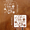 PET Hollow Out Drawing Painting Stencils DIY-WH0391-0632-2