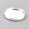 304 Stainless Steel Cabochon Settings STAS-Y001-12H-S-4